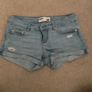 Garage jean shorts